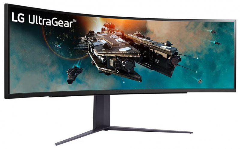 LG представила 49-дюймовый игровой монитор UltraGear 49GR85DC-B с частотой обновления 240 Гц