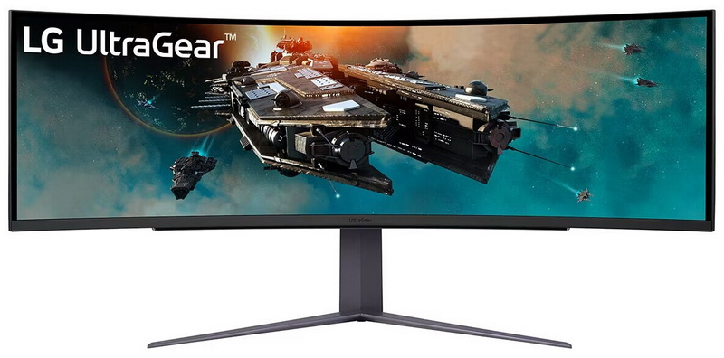 LG представила 49-дюймовый игровой монитор UltraGear 49GR85DC-B с частотой обновления 240 Гц