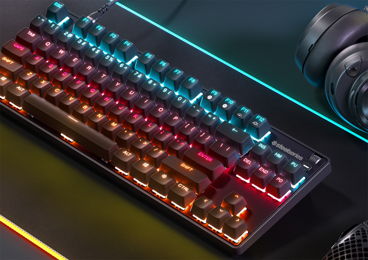 SteelSeries представила игровую клавиатуру Apex 9 TKL с оптическими переключателями OptiPoint