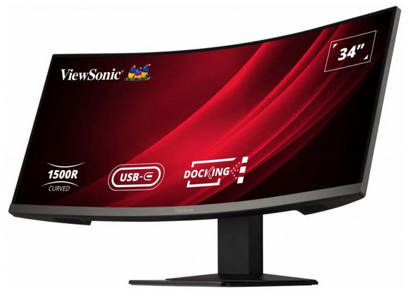 ViewSonic представила изогнутый игровой монитор VG3419C — 34 дюйма, QHD и 120 Гц