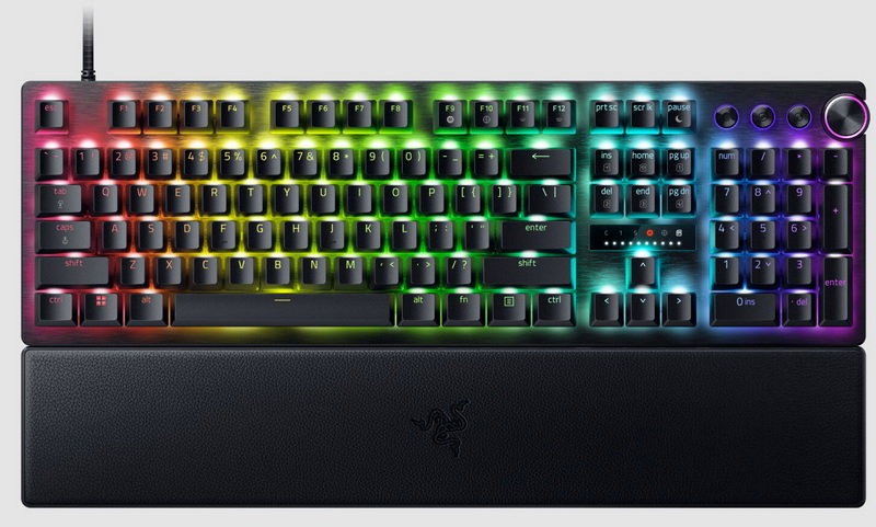 Razer представила игровые клавиатуры Huntsman V3 Pro с регулируемыми оптомеханическими переключателями