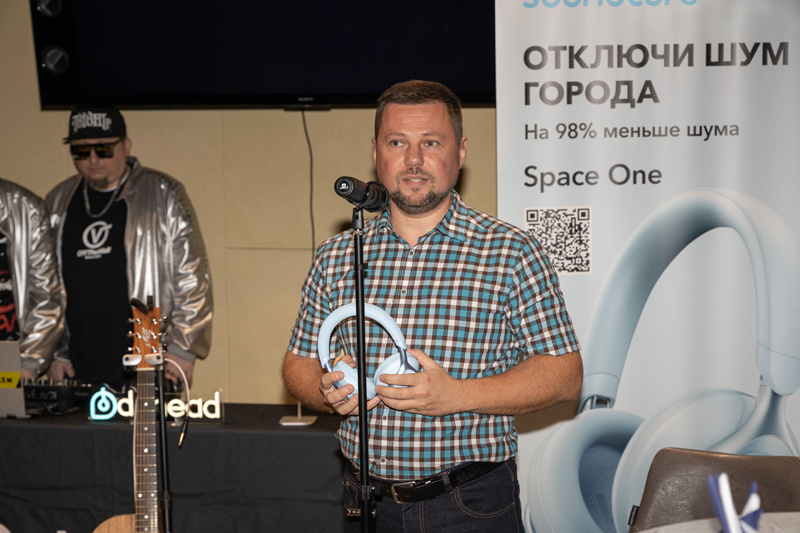 В России вышли беспроводные наушники soundcore Space One с активным шумоподавлением и поддержкой Hi-Res