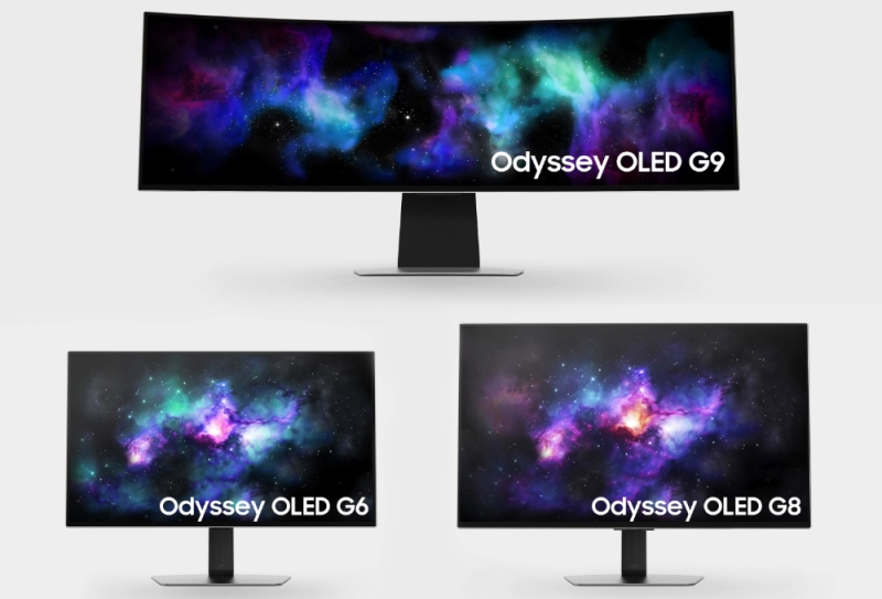 Samsung анонсировала обновлённые игровые мониторы Odyssey OLED — от 27 до 49 дюймов